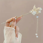 Floral Design Hair Stick