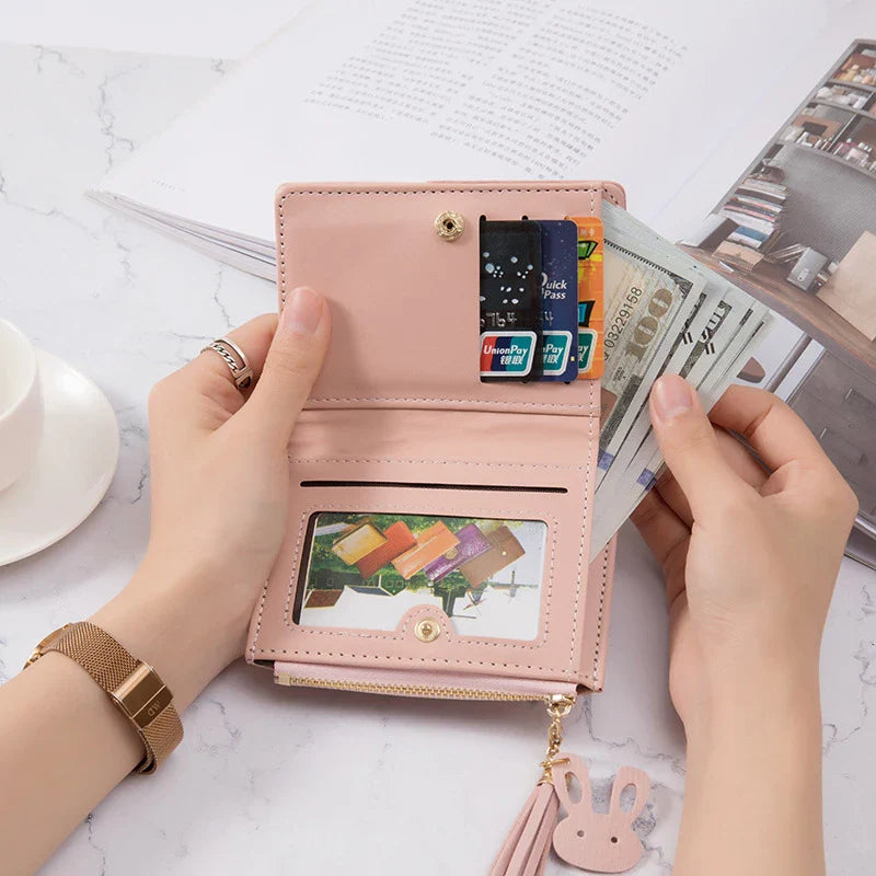 Women’s Foldable Leather Wallet