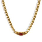 Crystal Choker Chain Necklace