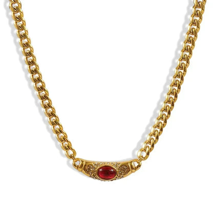 Crystal Choker Chain Necklace