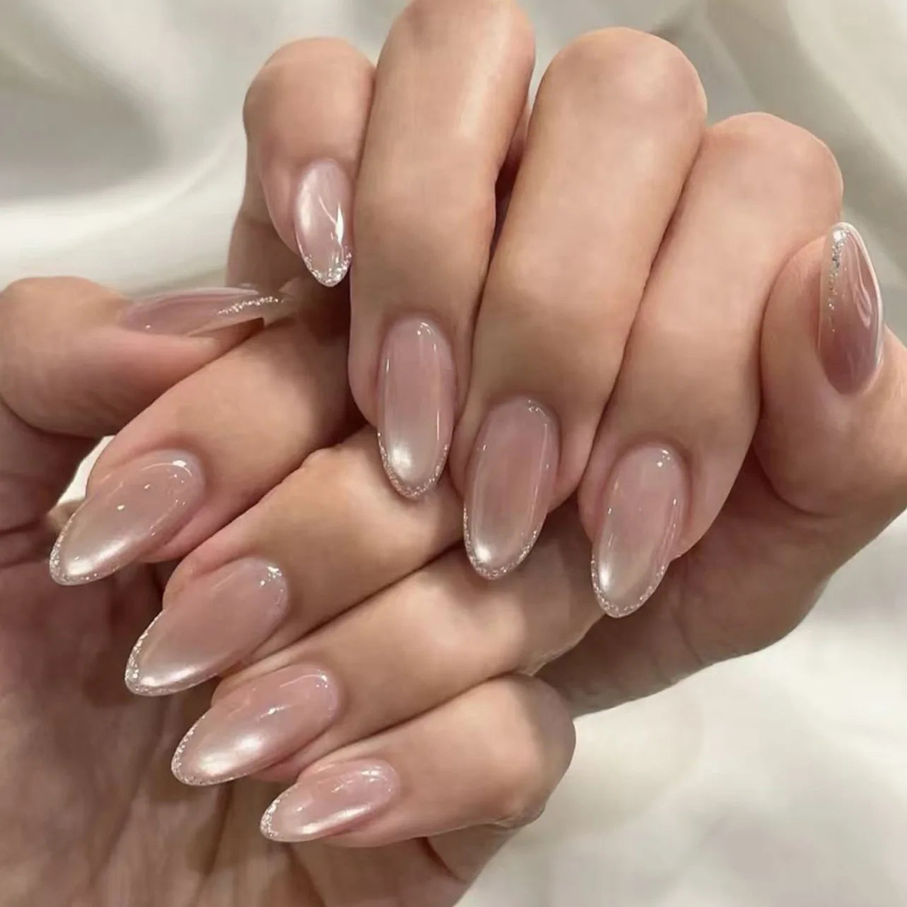Mid-length Almond Fake Nail Tips