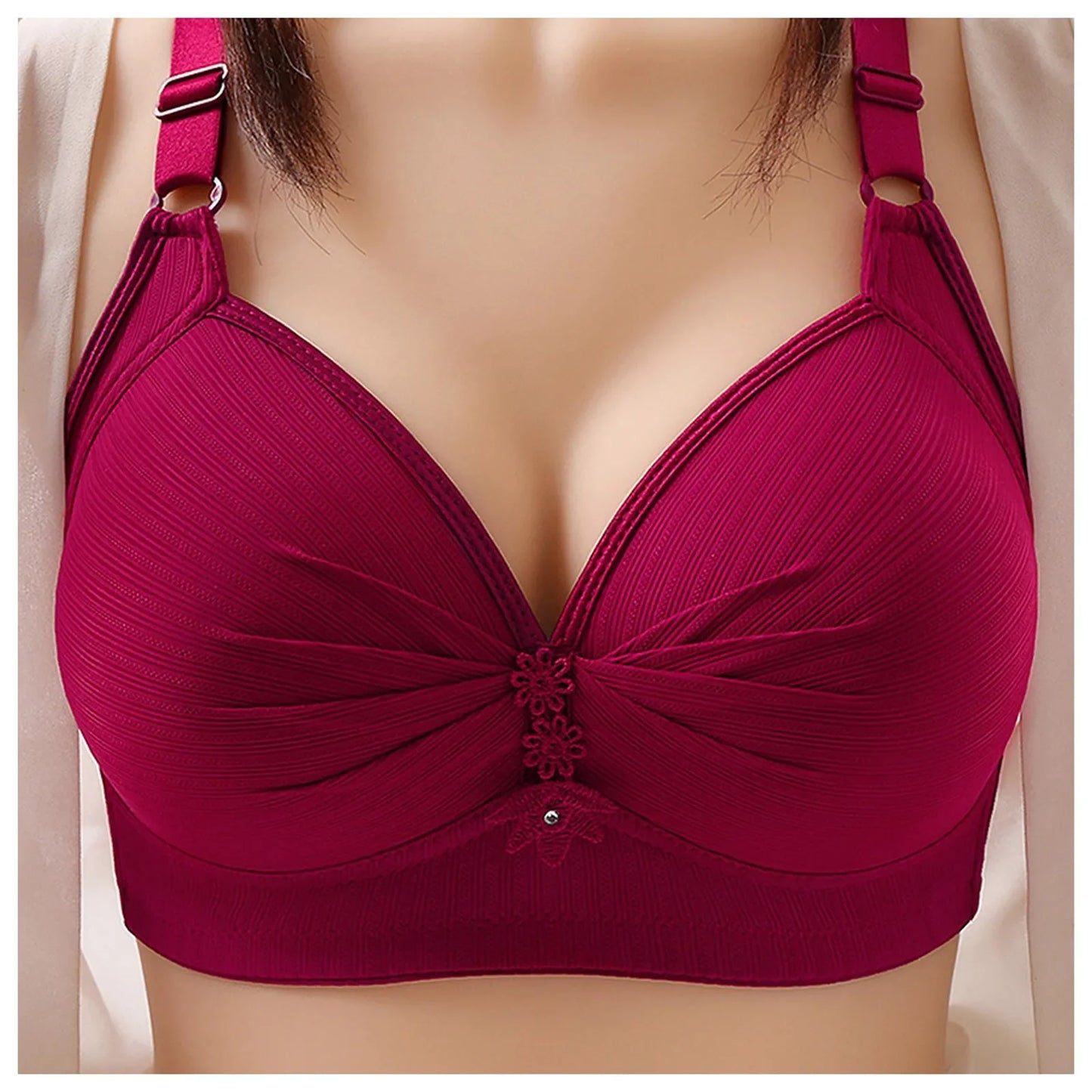 Adjustable Shoulder Strap Bra