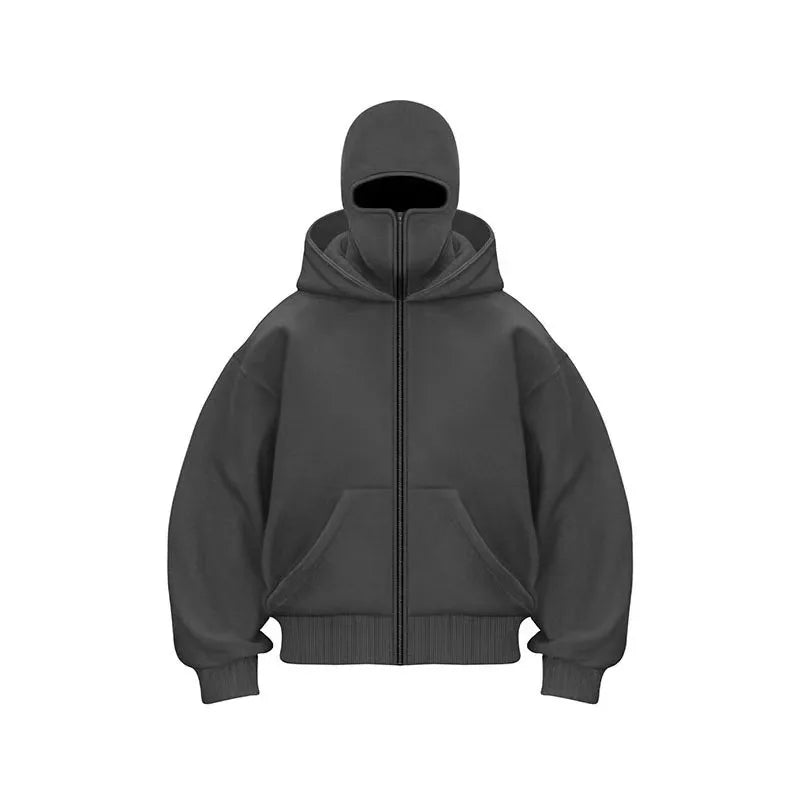 Double Hooded Balaclava Hoodie