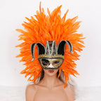 Feather Masquerade Party Mask