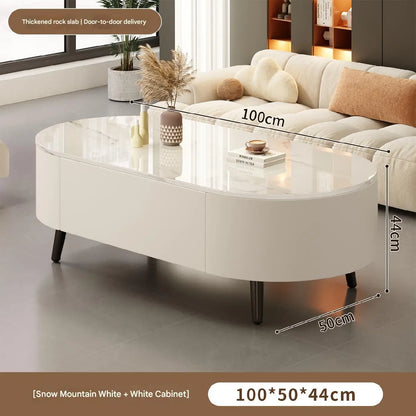 Modern Oval Coffee Table