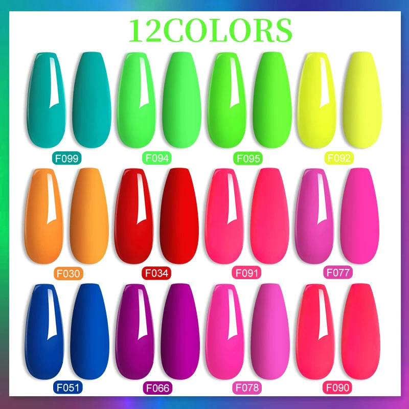 LILYCUTE Matte Fluorescence Color Gel