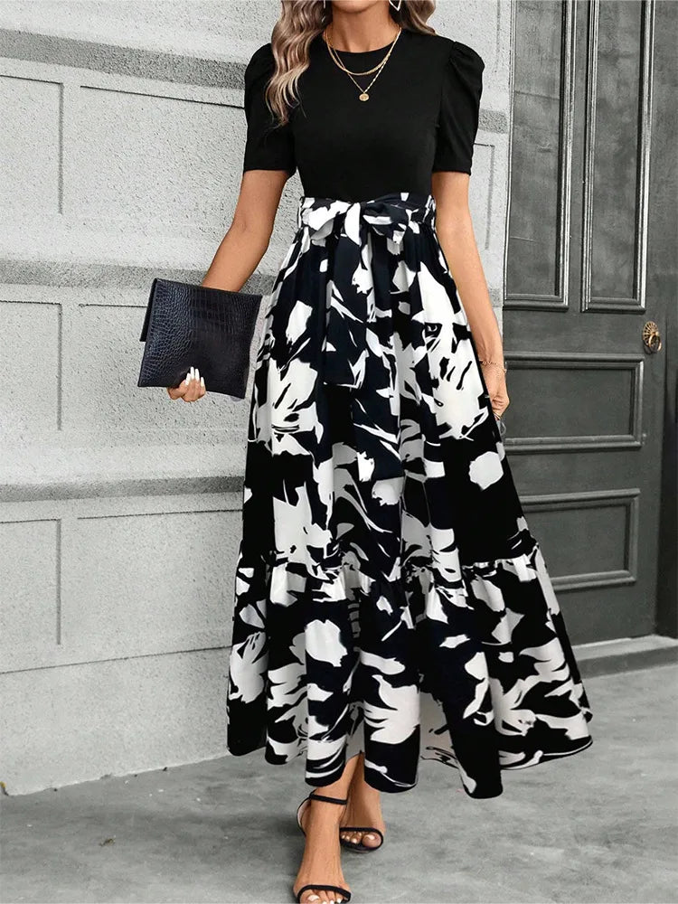 Elegant Floral Maxi Dress