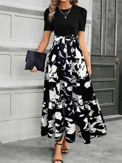 Elegant Floral Maxi Dress