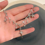 Crystal Cross Pendant Necklace