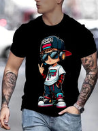 Lightweight Printed Casual T-Shirt