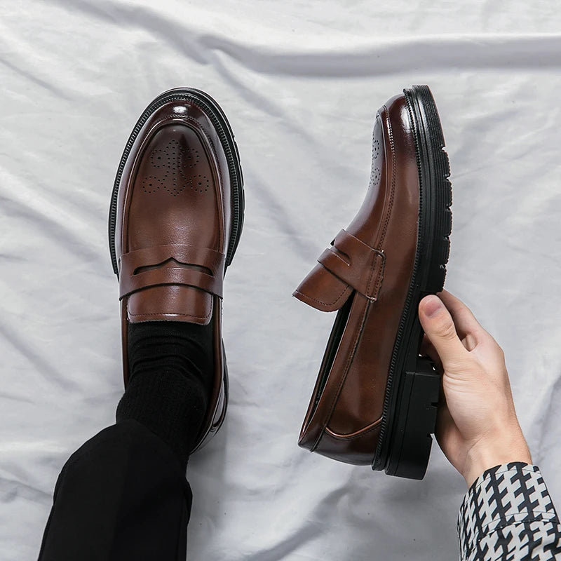 Breathable Career Leather Shoes