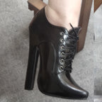 Women Lace-Up Party Pumps