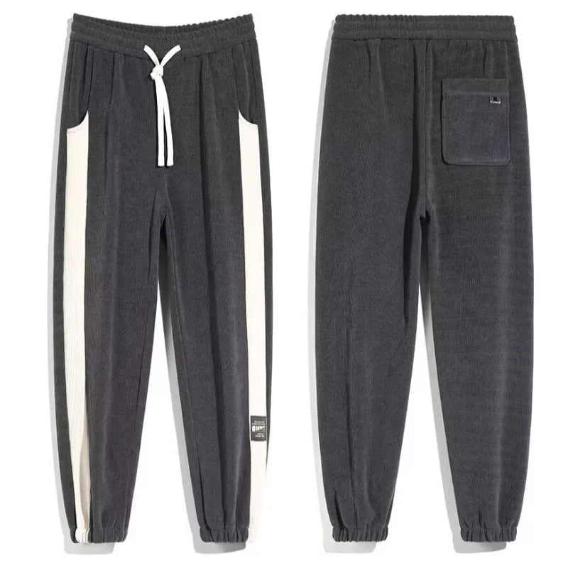 Corduroy Loose Sports Pants