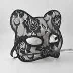 Lace Cat Face Masquerade Mask