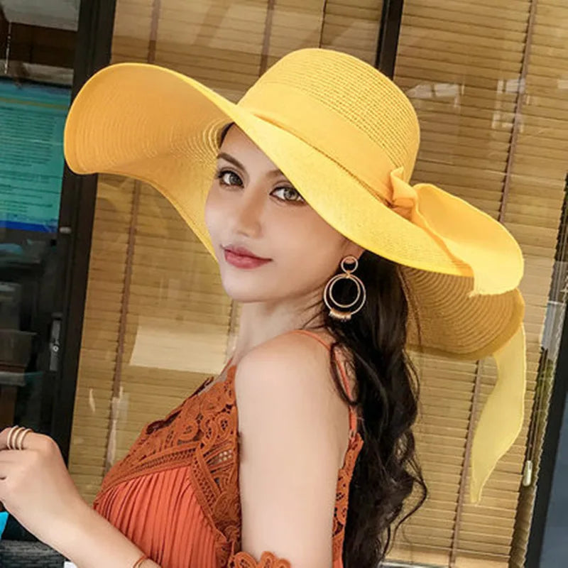 Foldable Summer Straw Hat