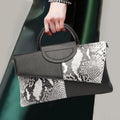 Alligator Pattern Crossbody Bag