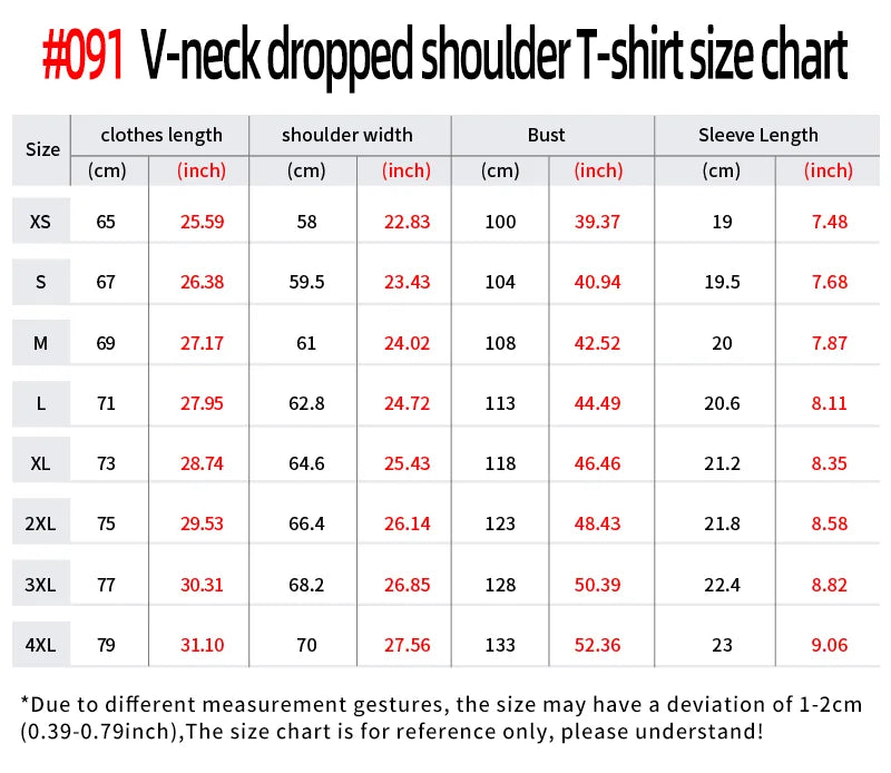 Blended Letter Print V-Neck True-To-Size Fit T-Shirt