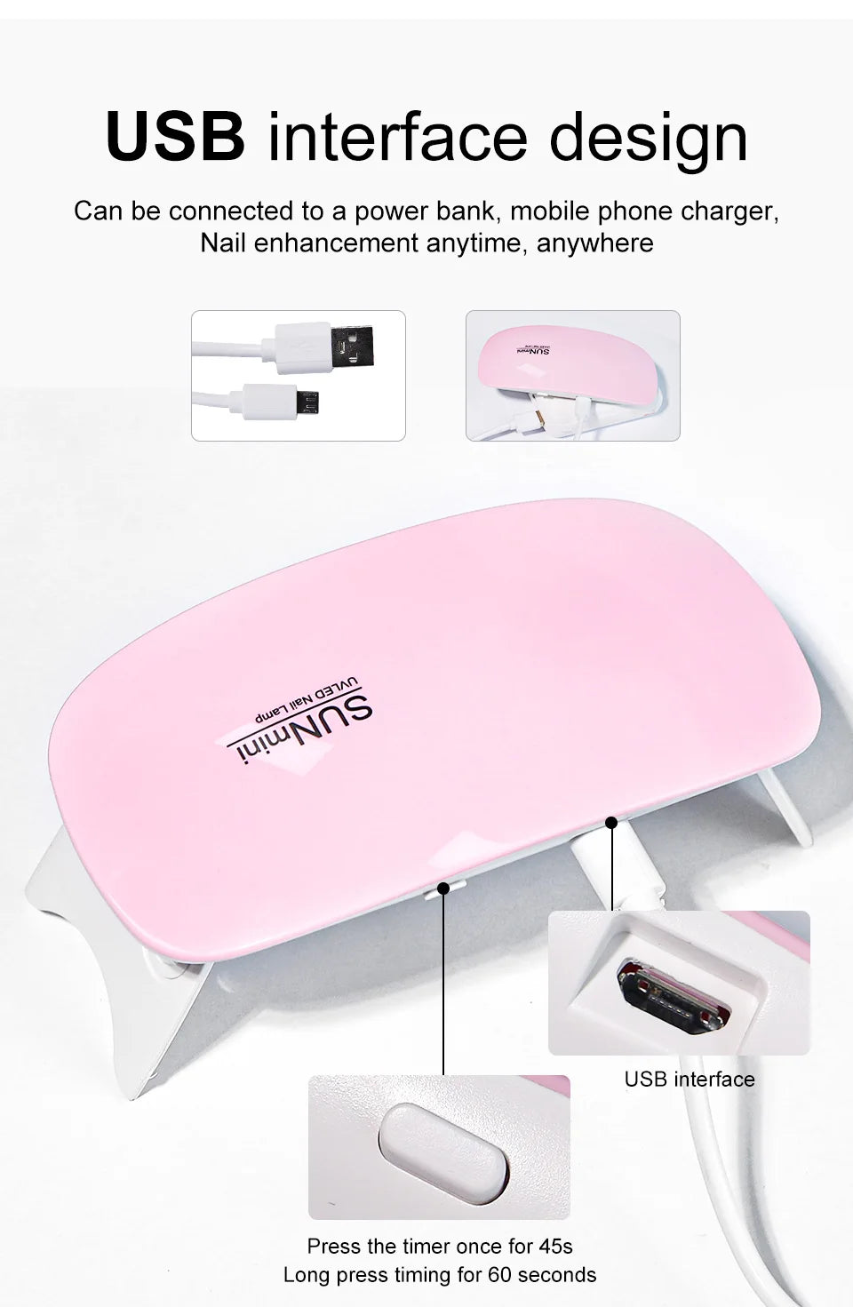 Mini Nail Dryer Machine Portable