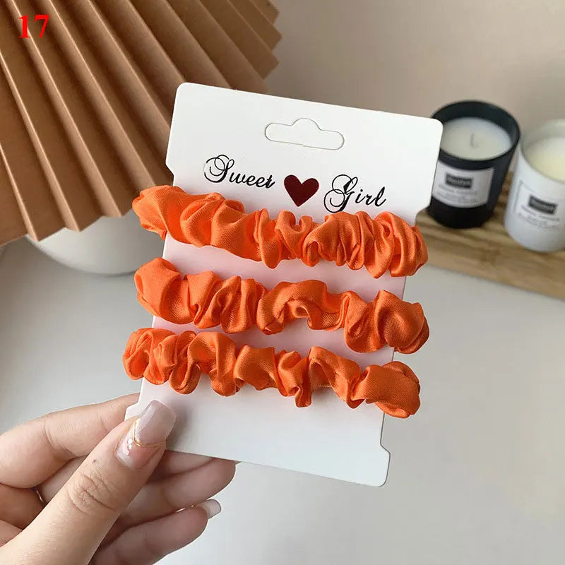 Satin Scrunchie Set