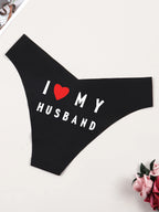 Letter Bikini Panties