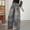LPOPENGL Jacquard Flocking Wide-Leg Jeans