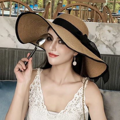 Foldable Summer Straw Hat