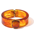 Acrylic Gold Bangle Set