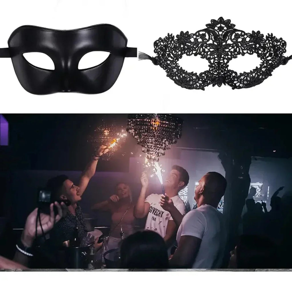 Couples Lace Masquerade Masks