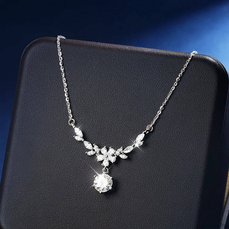Halaile D Color Moissanite Necklace