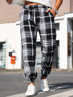 Patchwork Ankle Sweatpants