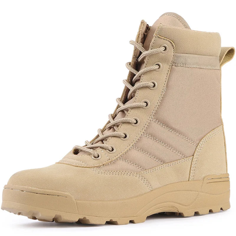 QHJZYZ Tactical Desert Ankle Boots
