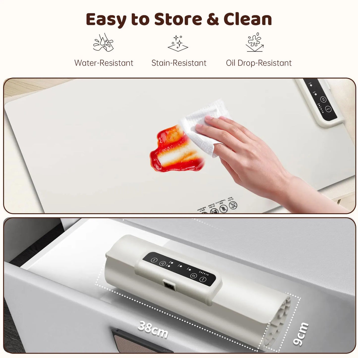 Foldable Electric Food Warming Mat