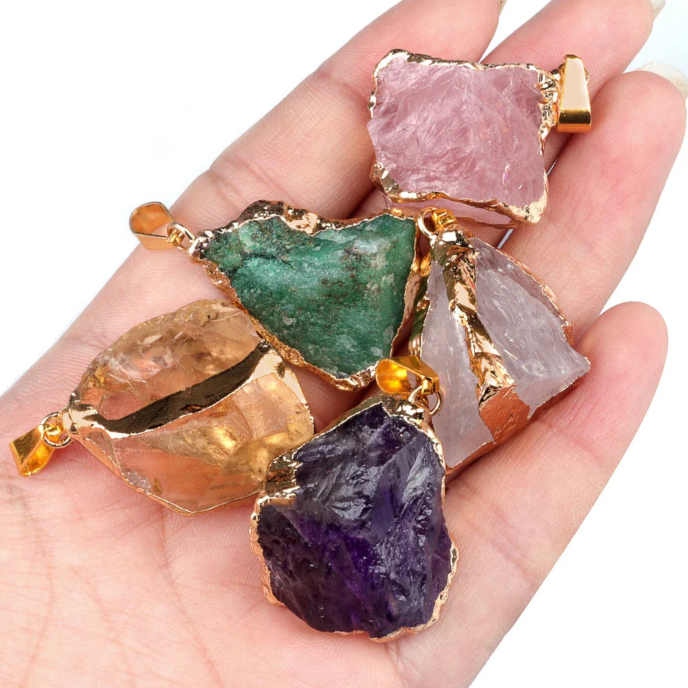 Irregular Natural Stone Pendant