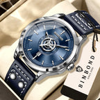 BINBOND Sport Leather Quartz Watch