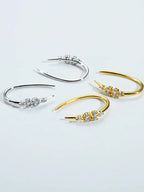 Sterling Silver Huggie Earrings