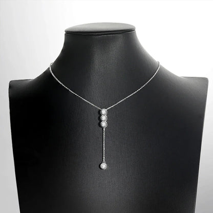 Houtros D Color Moissanite Necklace
