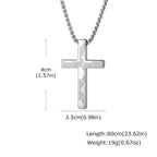 Vnox Cross Pendant Necklace