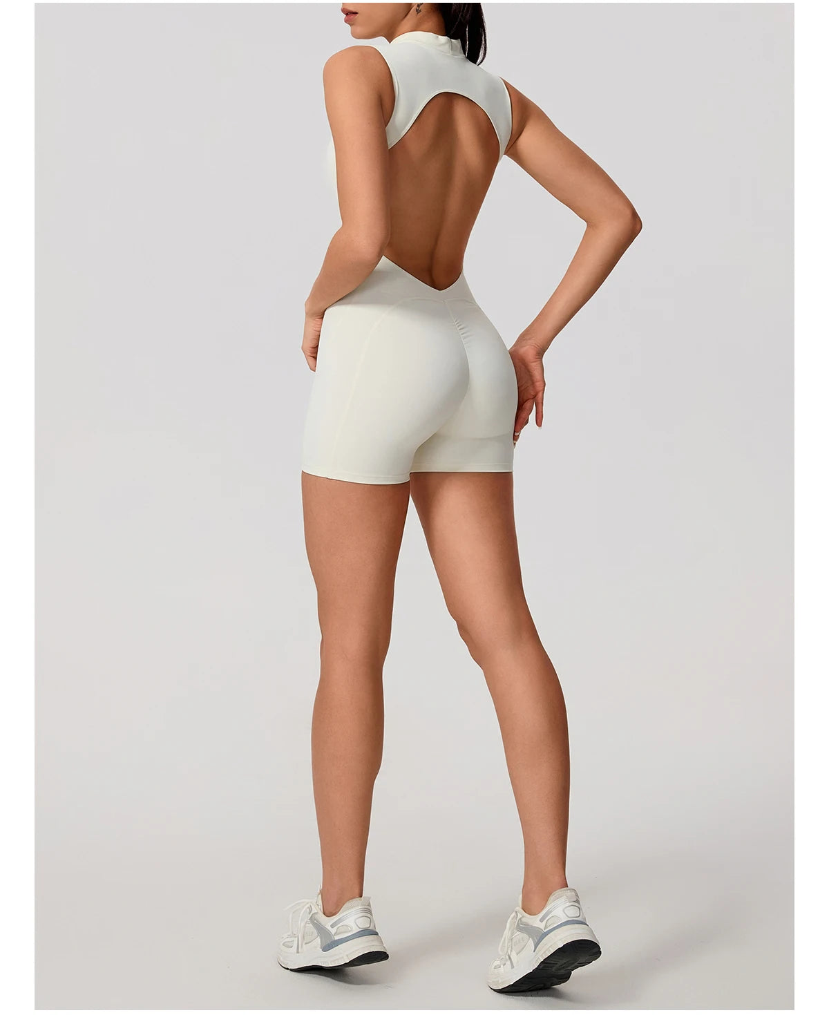 High Waist Scrunch Sports Jumpsuit