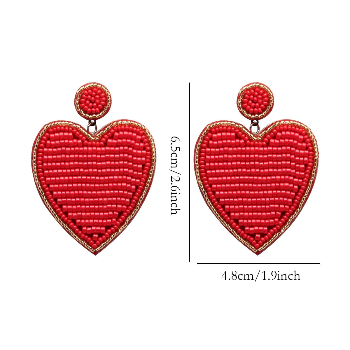 Love Letter Beaded Earrings