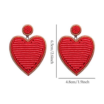 Love Letter Beaded Earrings