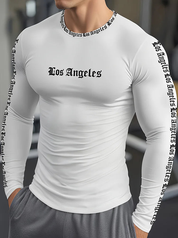 3D Print Casual Long Sleeve Tee
