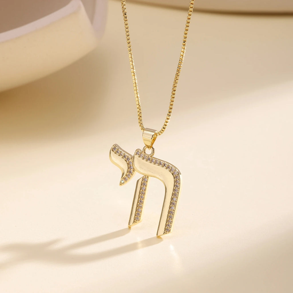 Zircon Cross Pendant Necklace