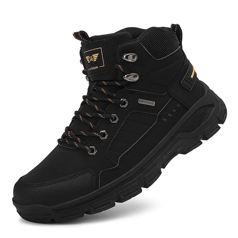 Waterproof Leather Desert Ankle Boots