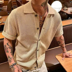 Solid Casual Knit Shirt