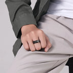 Carofeez Cross Spinner Ring