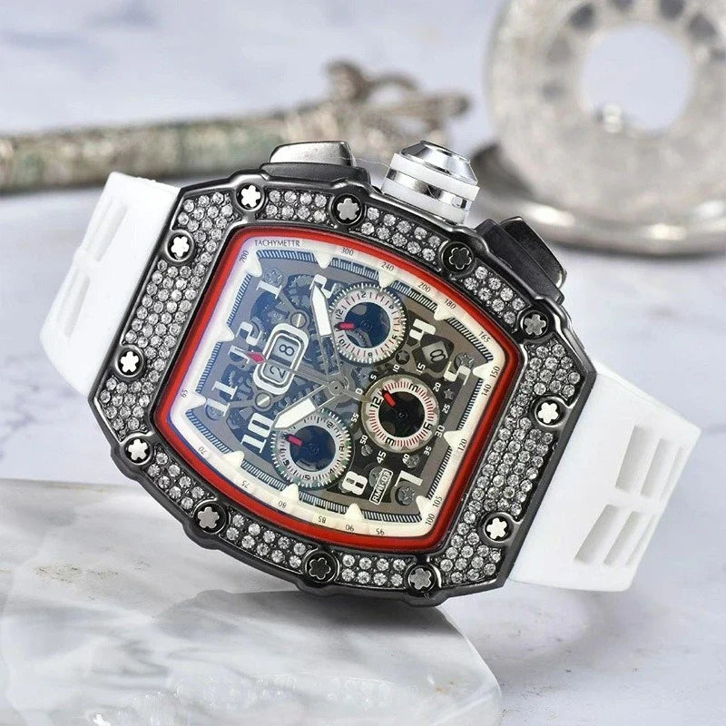 Multifunctional Barrel Quartz Watch