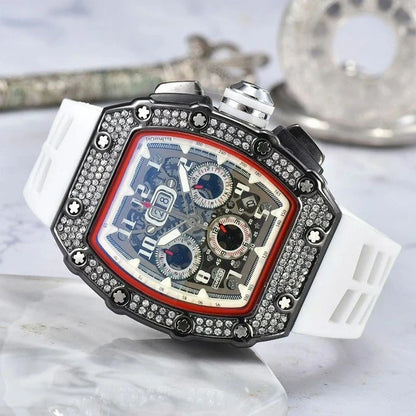 Multifunctional Barrel Quartz Watch