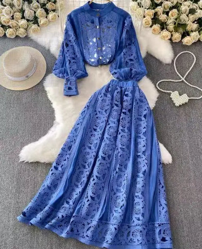 Autumn Crochet Lace Set