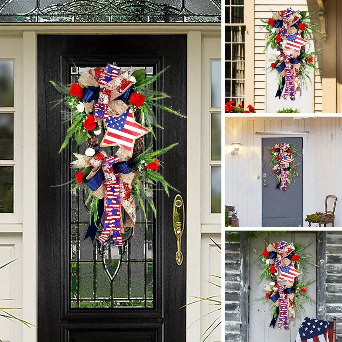 Patriotic 4th July Wreath