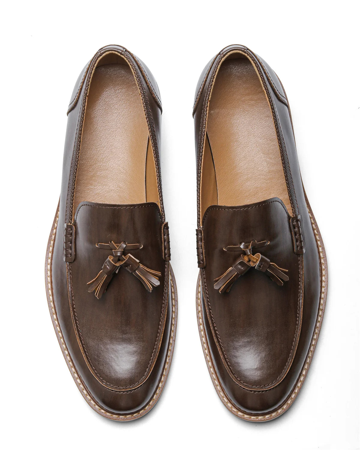 Round-Toe PU Leather Shoes